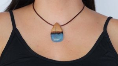 colgante artesanal madera regalo dia de la madre