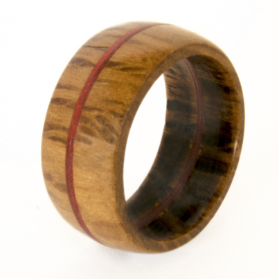 anillo madera para parejas