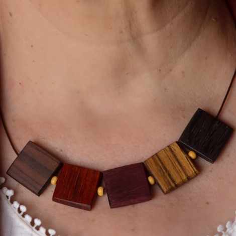 colgantes madera